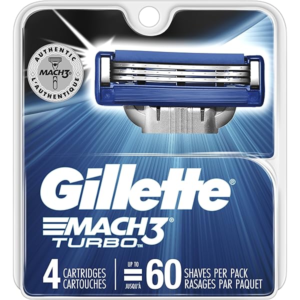 Amazon.com: Gillette MACH3 Turbo Refill Cartridges-8 ct, 2